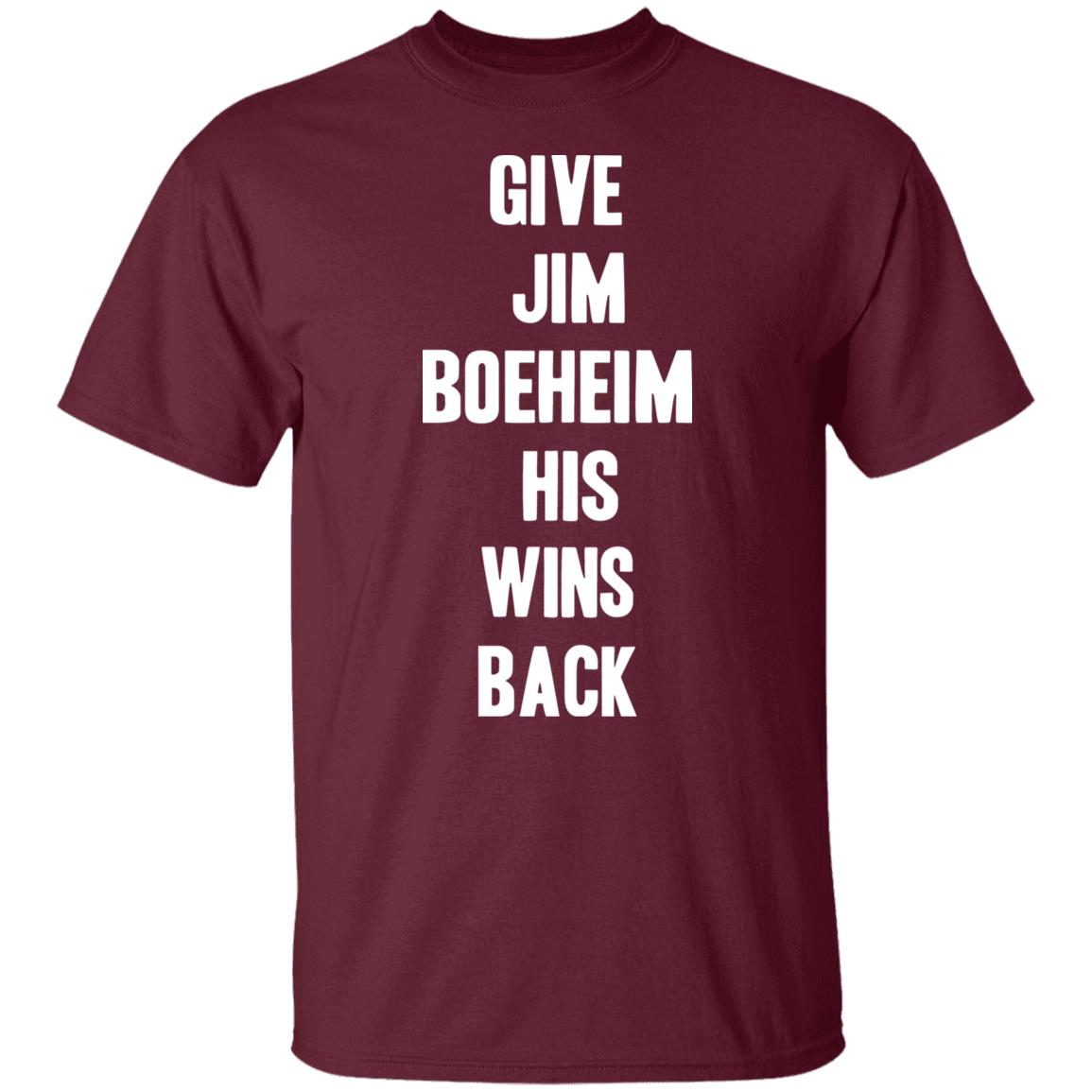 Give Jim Boeheim His Wins Back Shirt - Teechipus