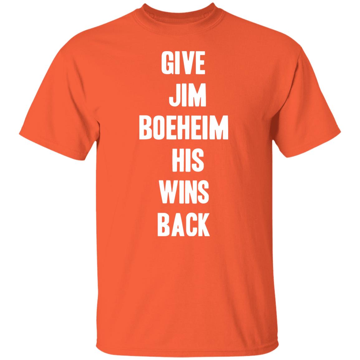 Give Jim Boeheim His Wins Back Shirt - Teechipus