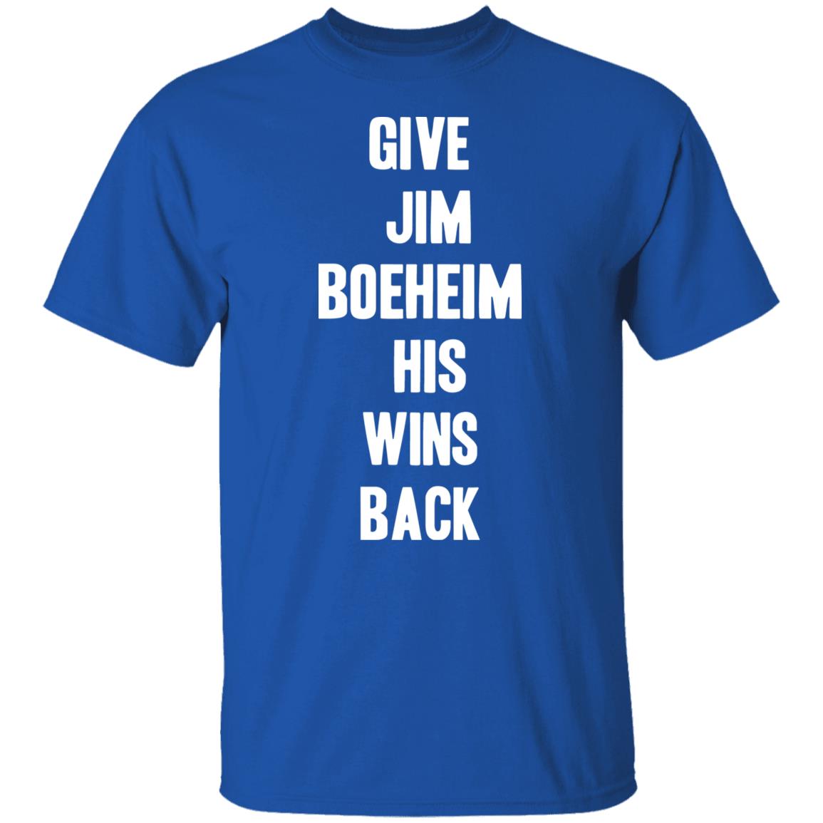 Give Jim Boeheim His Wins Back Shirt - Teechipus