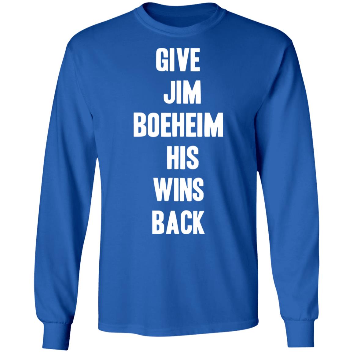 Give Jim Boeheim His Wins Back Shirt - Teechipus
