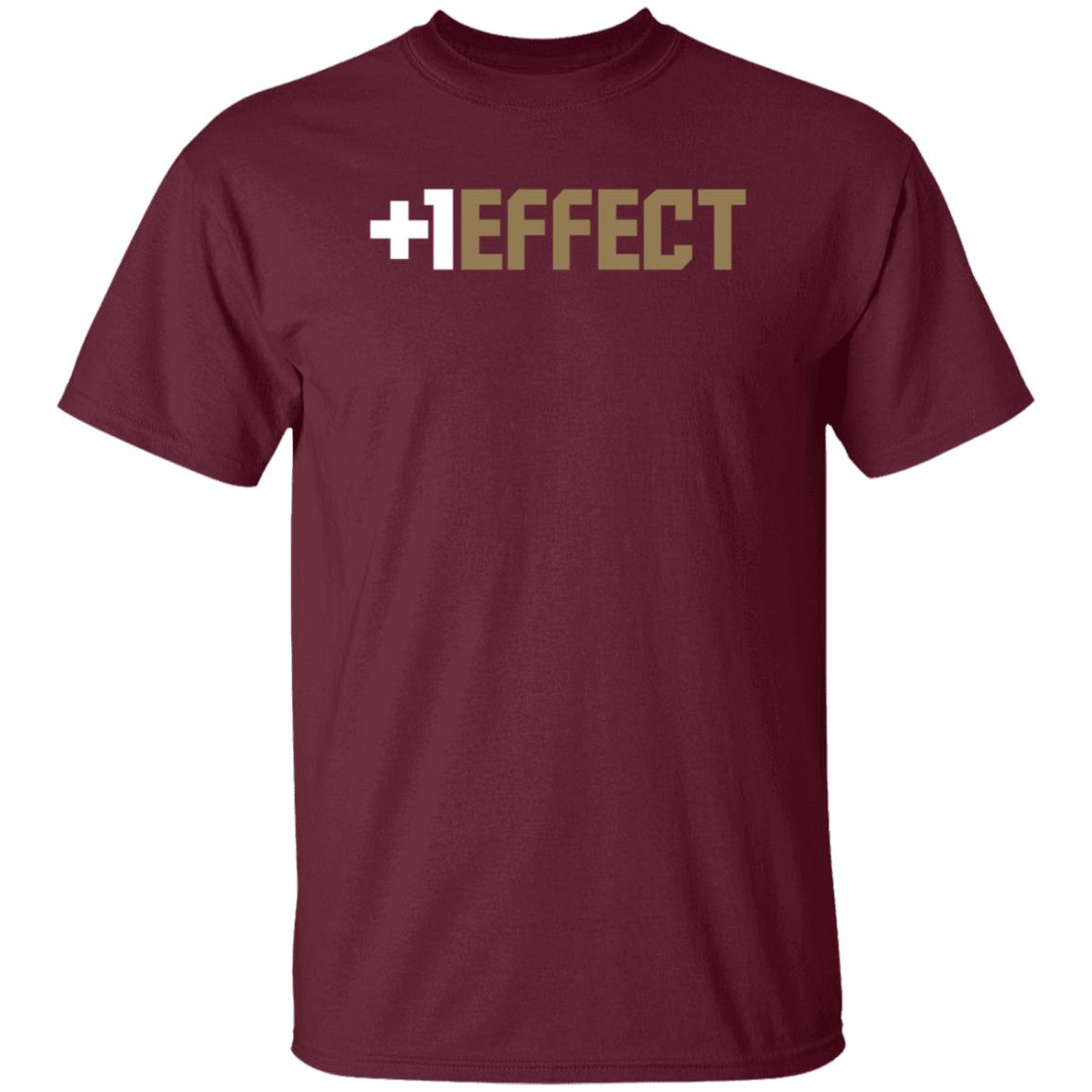 The +1 Effect Shirt Breakingt The +1 Effect Shirt In Partnership With Tony Kemp - Teechipus