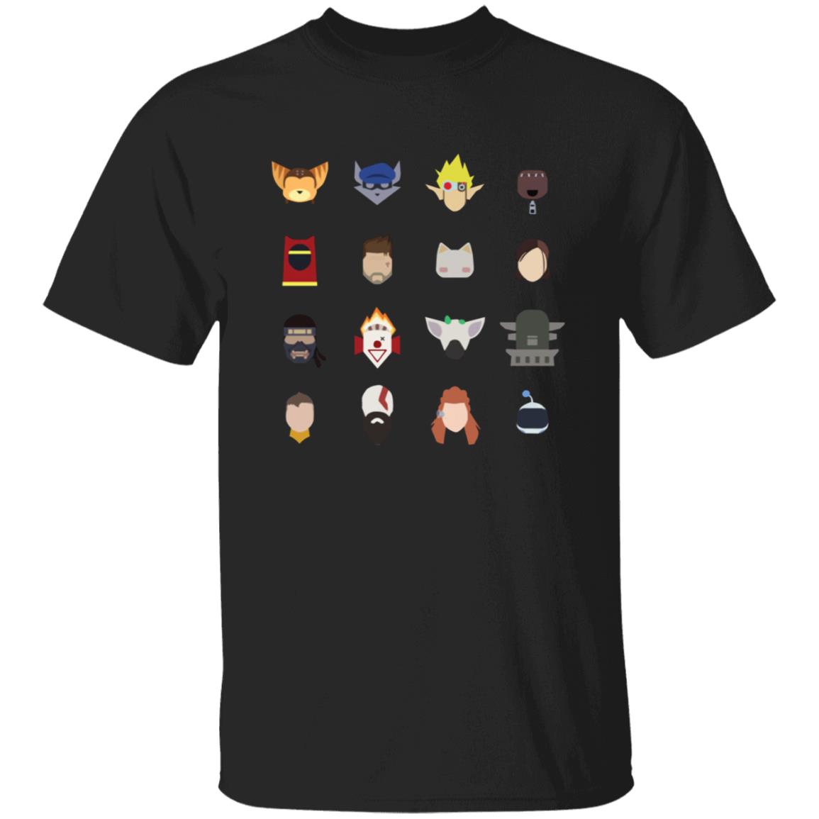 Playstation Merch Playstation Studios Character Icons Shirt - Teechipus