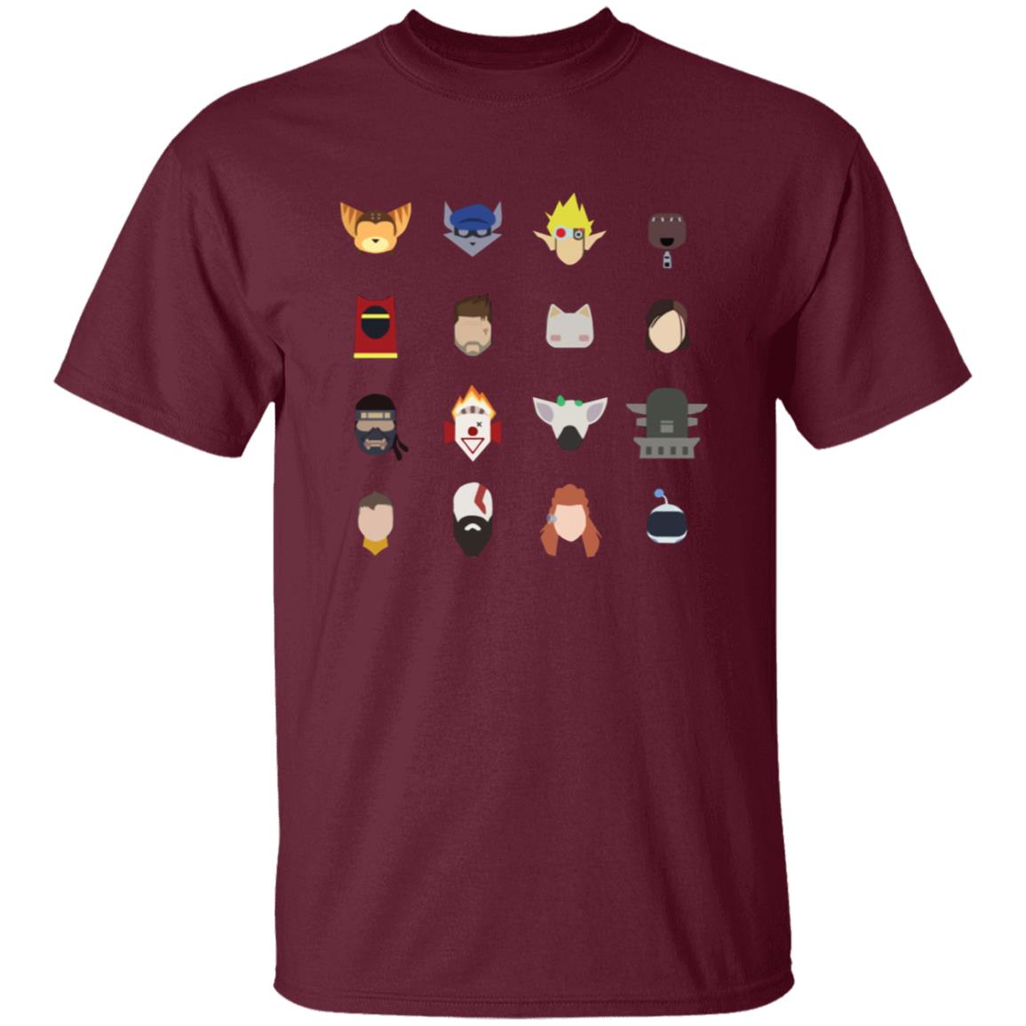 Playstation Merch Playstation Studios Character Icons Shirt - Teechipus