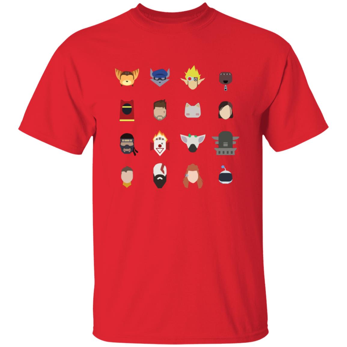 Playstation Merch Playstation Studios Character Icons Shirt - Teechipus