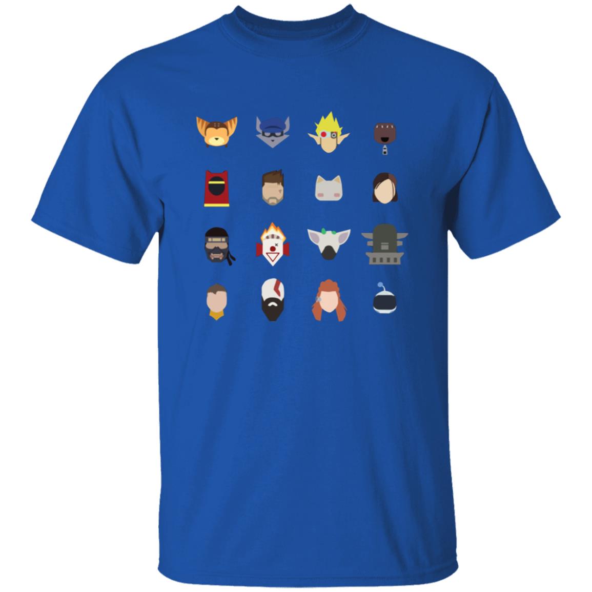 Playstation Merch Playstation Studios Character Icons Shirt - Teechipus