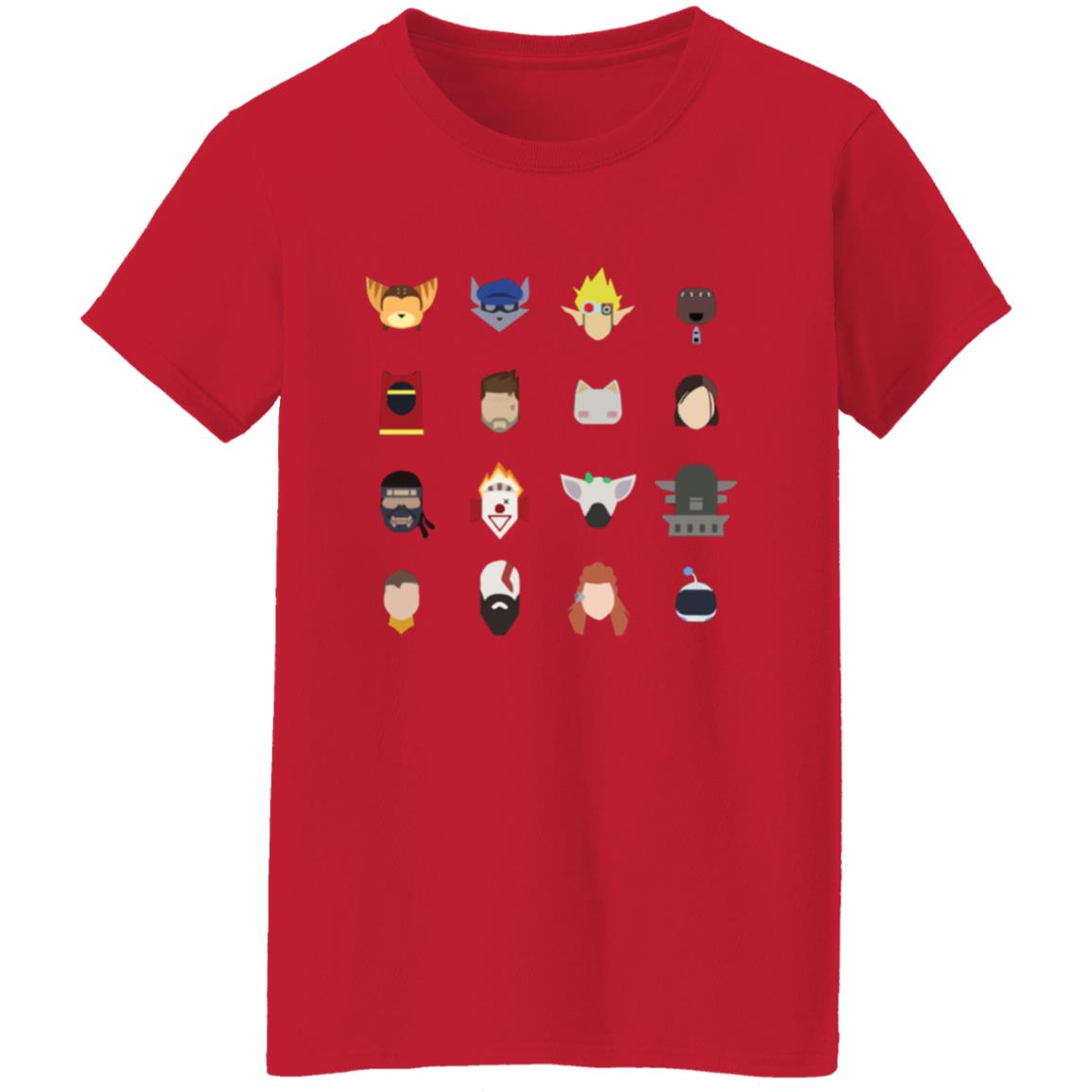 Playstation Merch Playstation Studios Character Icons Shirt - Teechipus