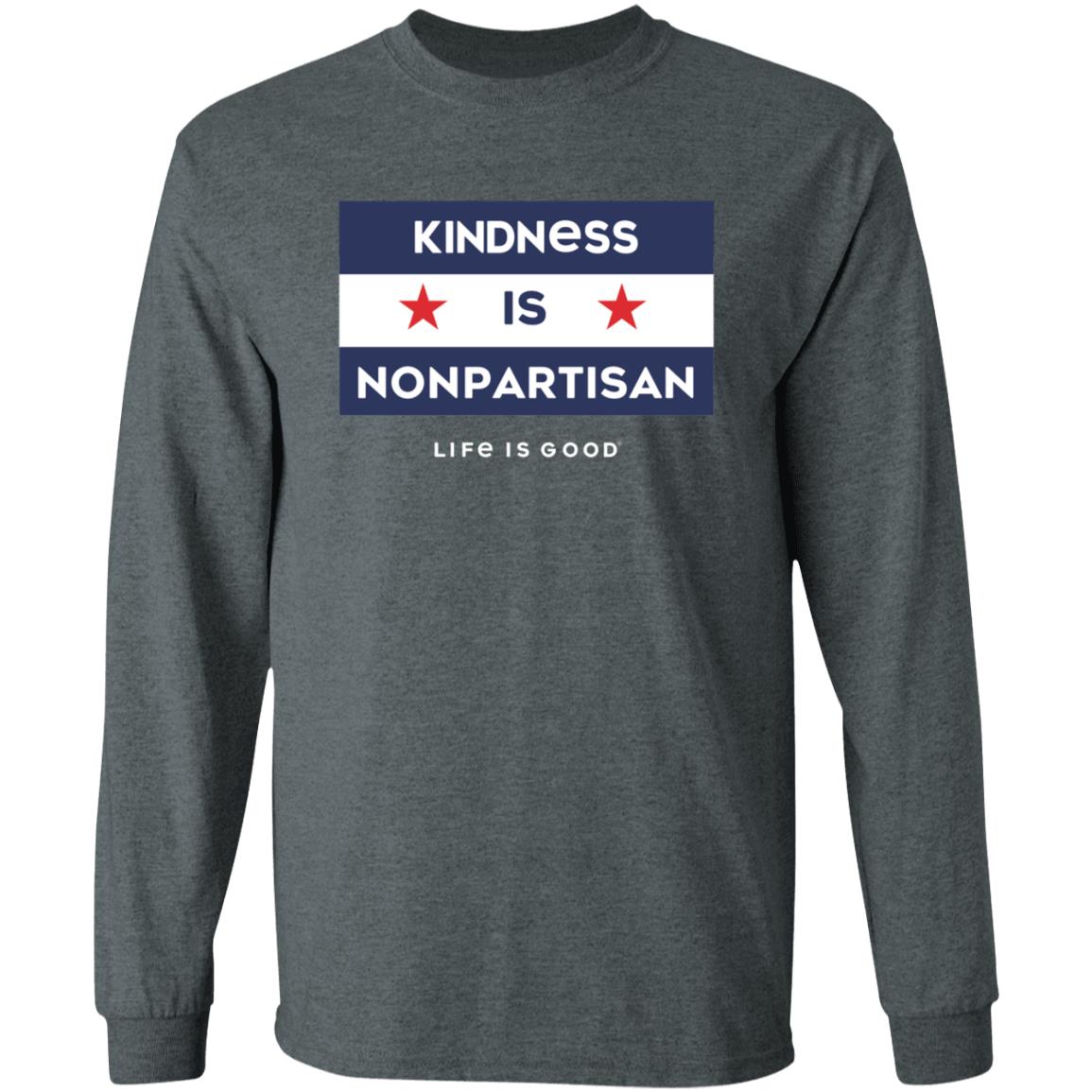 Kindness Is Nonpartisan Life Is Good Shirt - Teechipus
