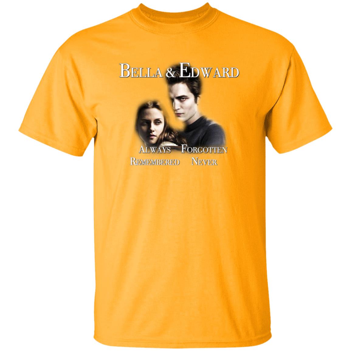 Bella And Edward Always Forgotten Never Remembered Shirt Prayingg Merch Vampire Love Shirt - Teechipus