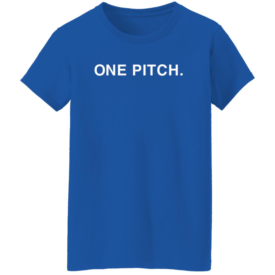 One Pitch Shirt Obvious Shirts Javier Baez One Pitch Shirt - Teechipus