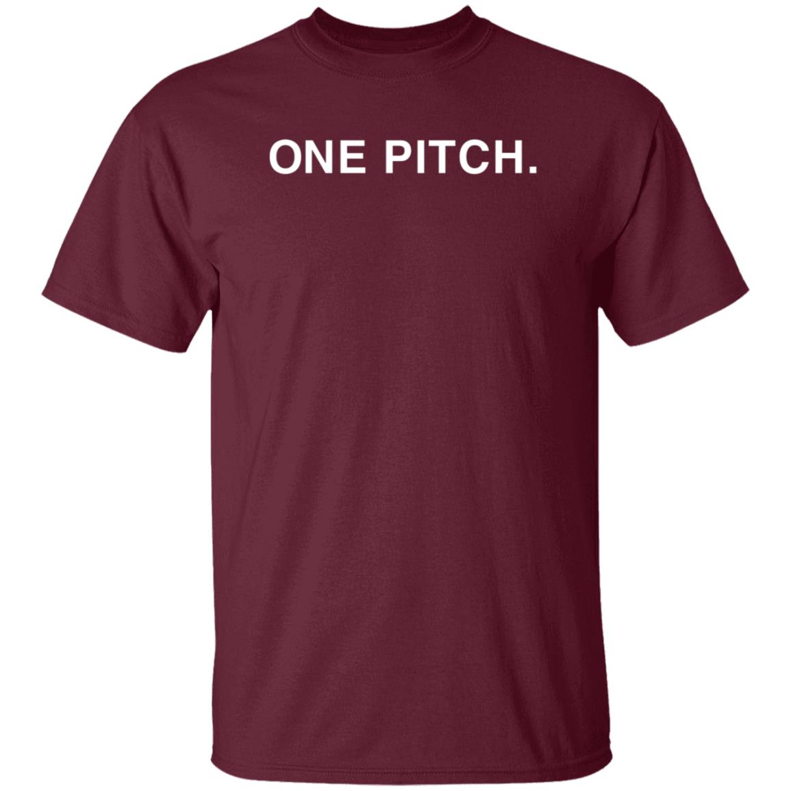 One Pitch Shirt Obvious Shirts Javier Baez One Pitch Shirt - Teechipus