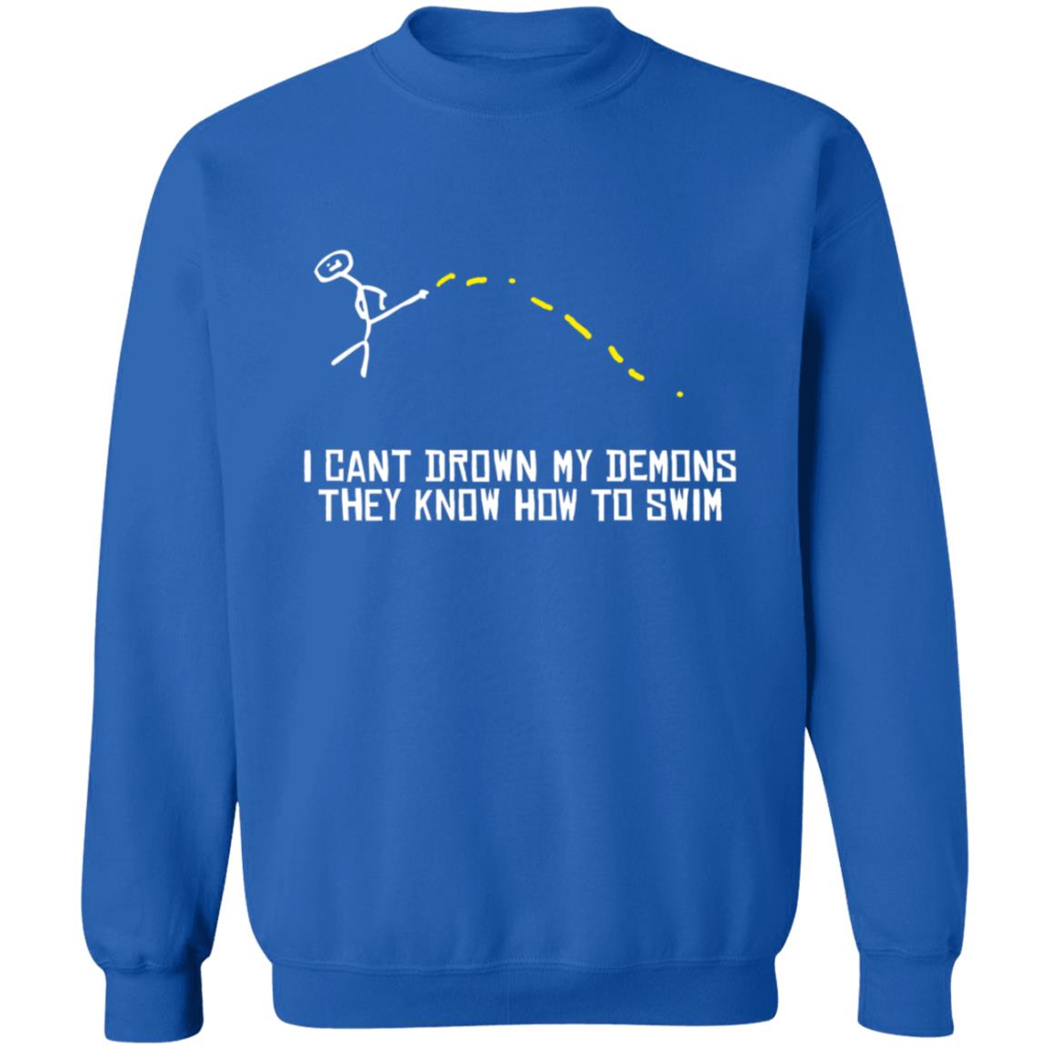 Tee Ko Jackbox Games Merch I Can't Drown My Demons They Know How To Swim Shirt - Teechipus