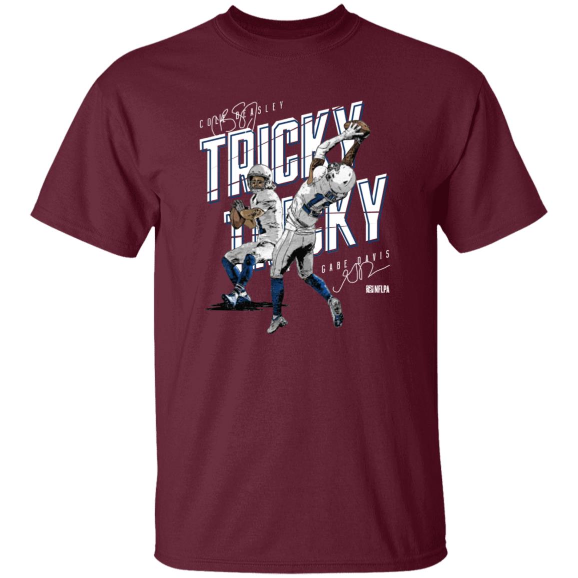 Cole Beasley And Gabe Davis Tricky Tricky Shirt Cole Beasley Covid-19 Statement Shirt - Teechipus