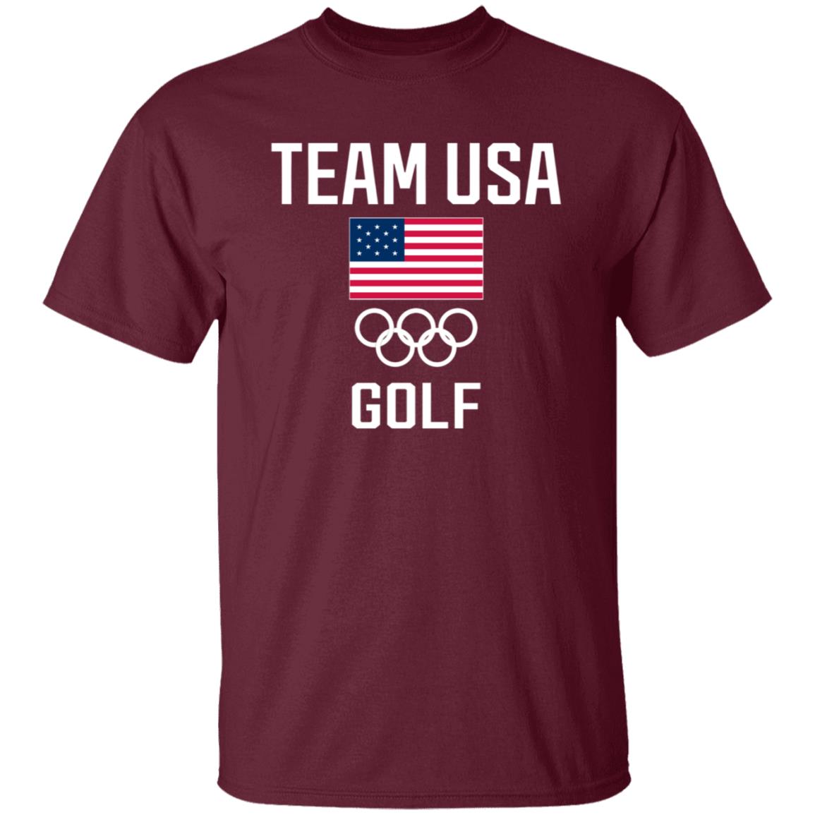 Usa Olympic Golf Shirt Olympic Golf Schedule Shirt Team Usa Golf Shirt - Teechipus