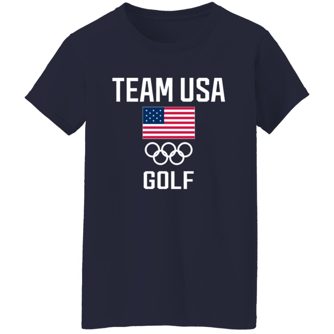 Usa Olympic Golf Shirt Olympic Golf Schedule Shirt Team Usa Golf Shirt - Teechipus