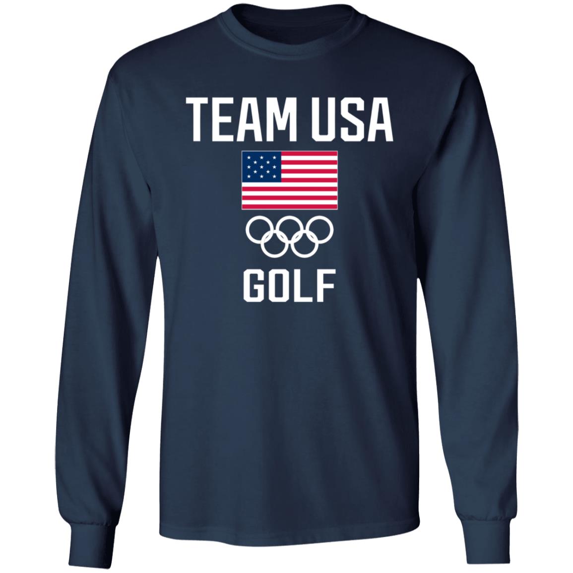 Usa Olympic Golf Shirt Olympic Golf Schedule Shirt Team Usa Golf Shirt - Teechipus