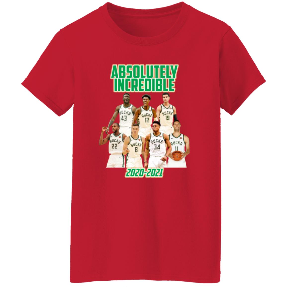 Bucks Absolutely Incredible 2020 2021 Shirt - Teechipus