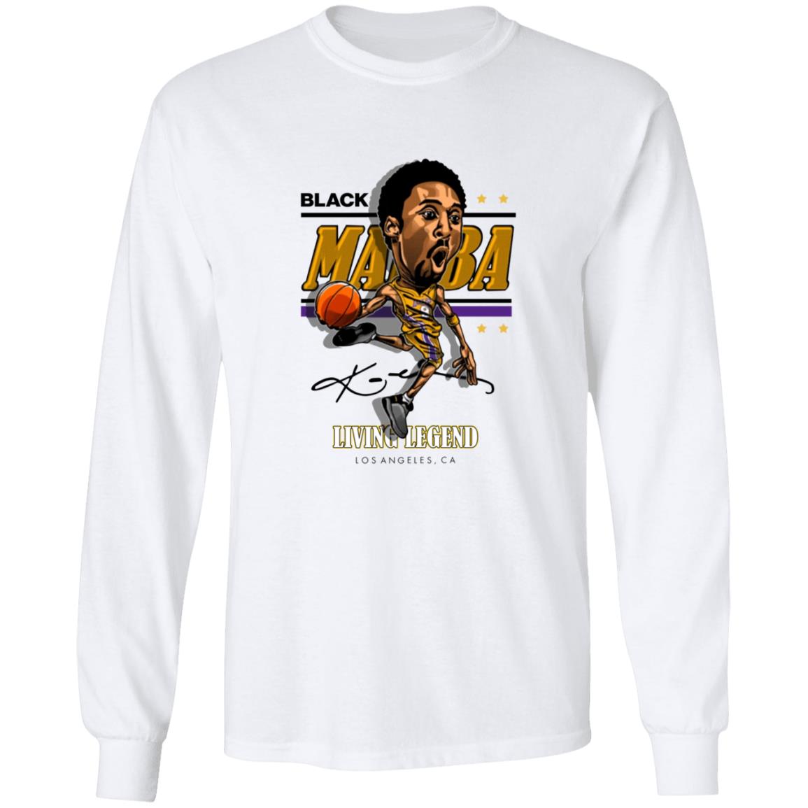 Black Mamba Kobe Living Legend Los Angeles Ca Shirt - Teechipus