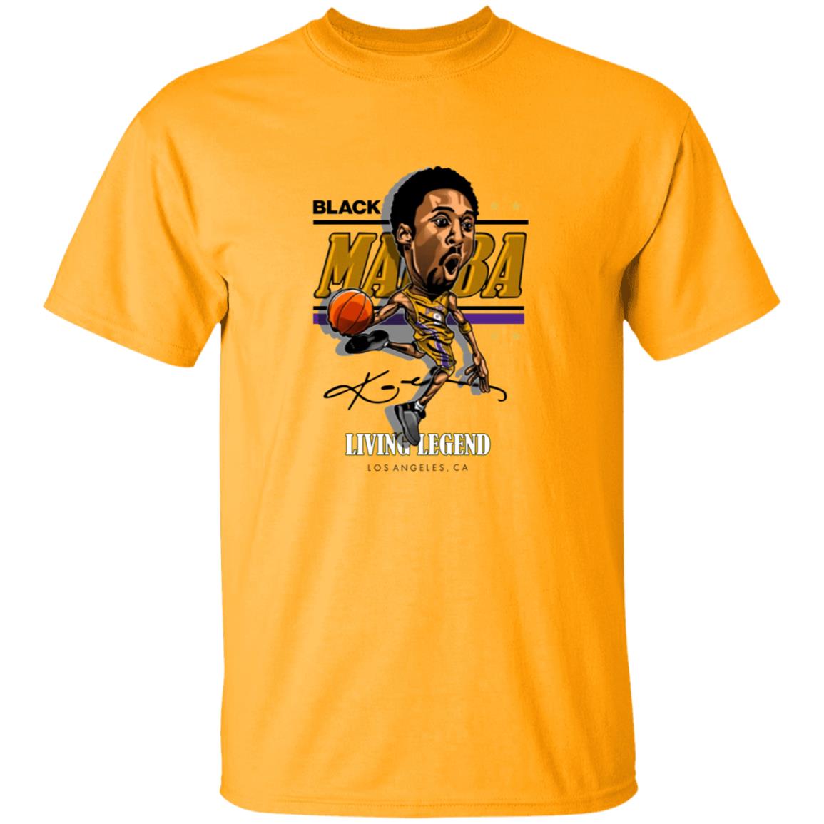 Black Mamba Kobe Living Legend Los Angeles Ca Shirt - Teechipus