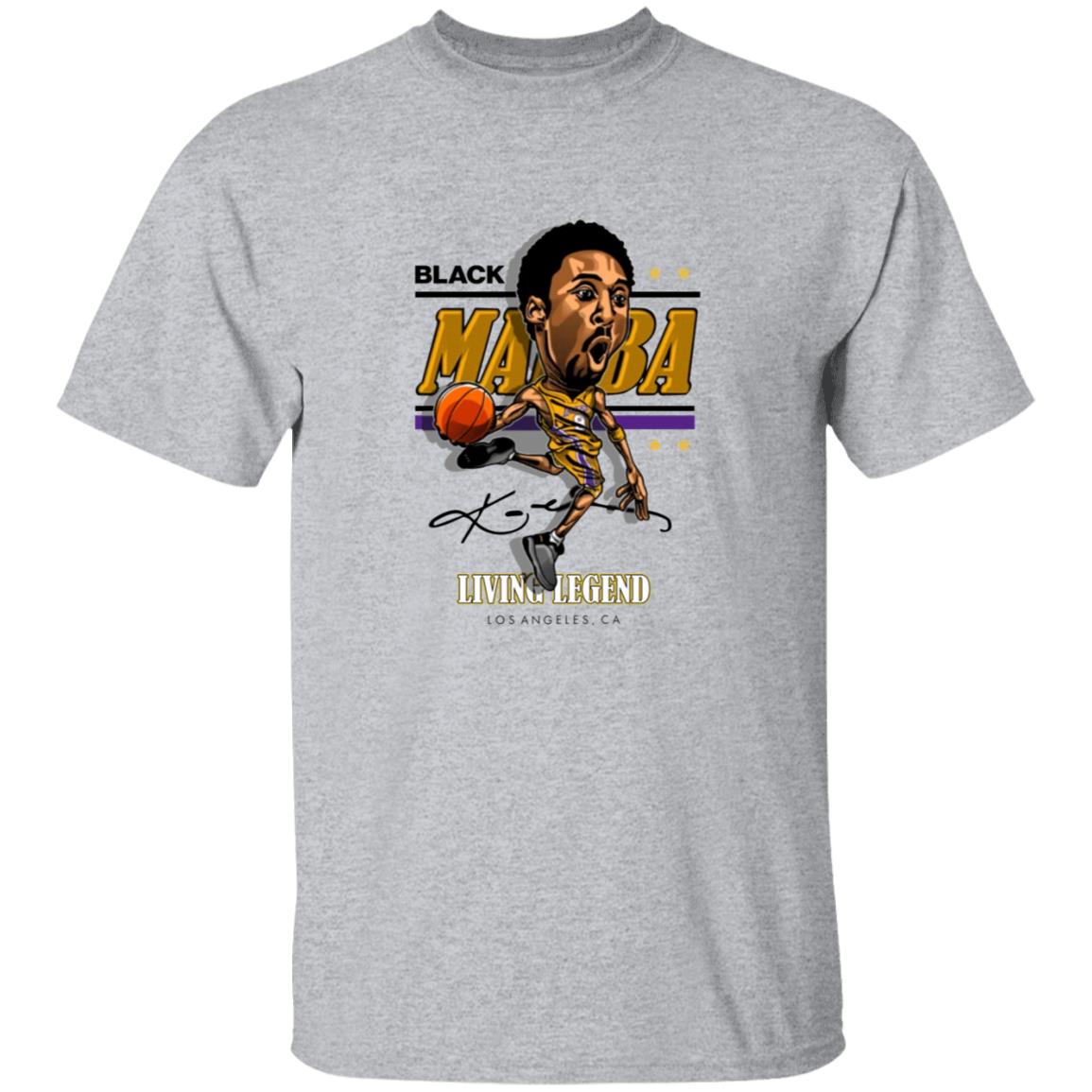Black Mamba Kobe Living Legend Los Angeles Ca Shirt - Teechipus