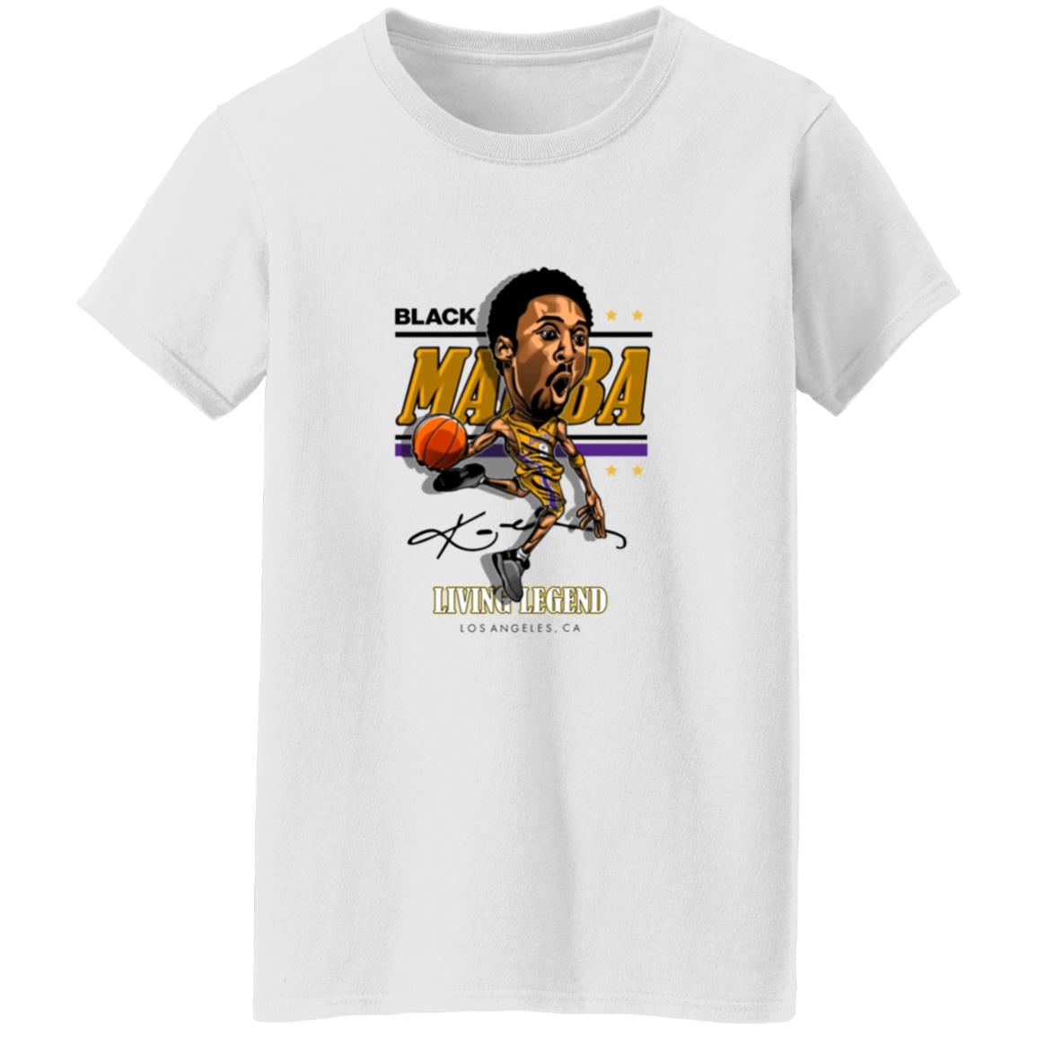 Black Mamba Kobe Living Legend Los Angeles Ca Shirt - Teechipus