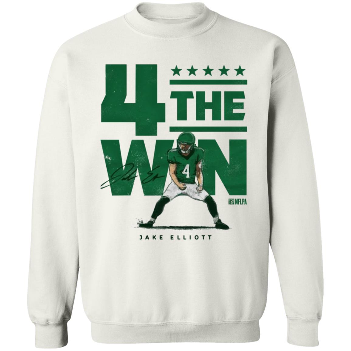 4 The Win Jake Elliott Shirt Nick Sirianni Is Wearing Jake Elliott 4 The Win Shirt - Teechipus