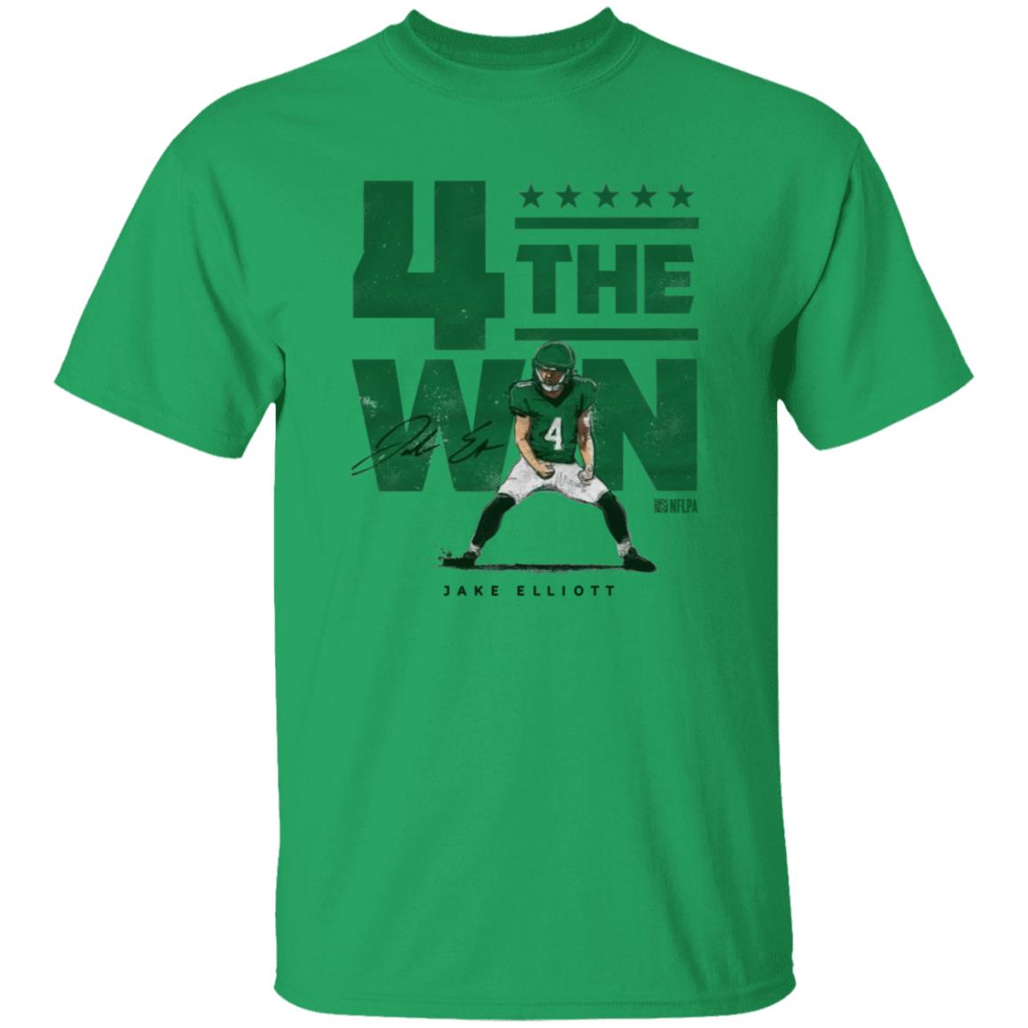 4 The Win Jake Elliott Shirt Nick Sirianni Is Wearing Jake Elliott 4 The Win Shirt - Teechipus