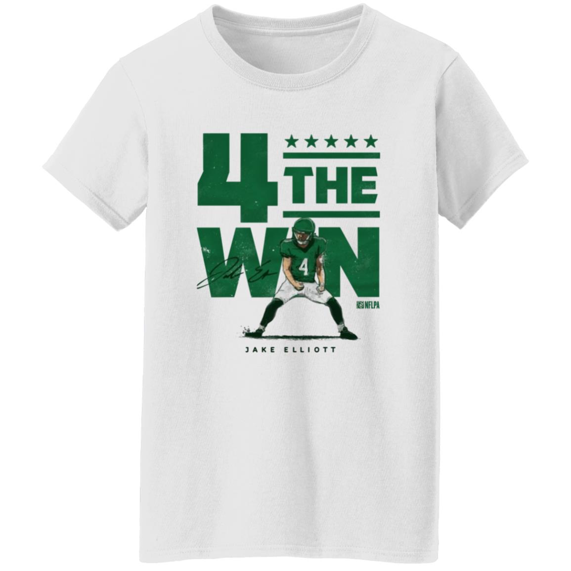 4 The Win Jake Elliott Shirt Nick Sirianni Is Wearing Jake Elliott 4 The Win Shirt - Teechipus