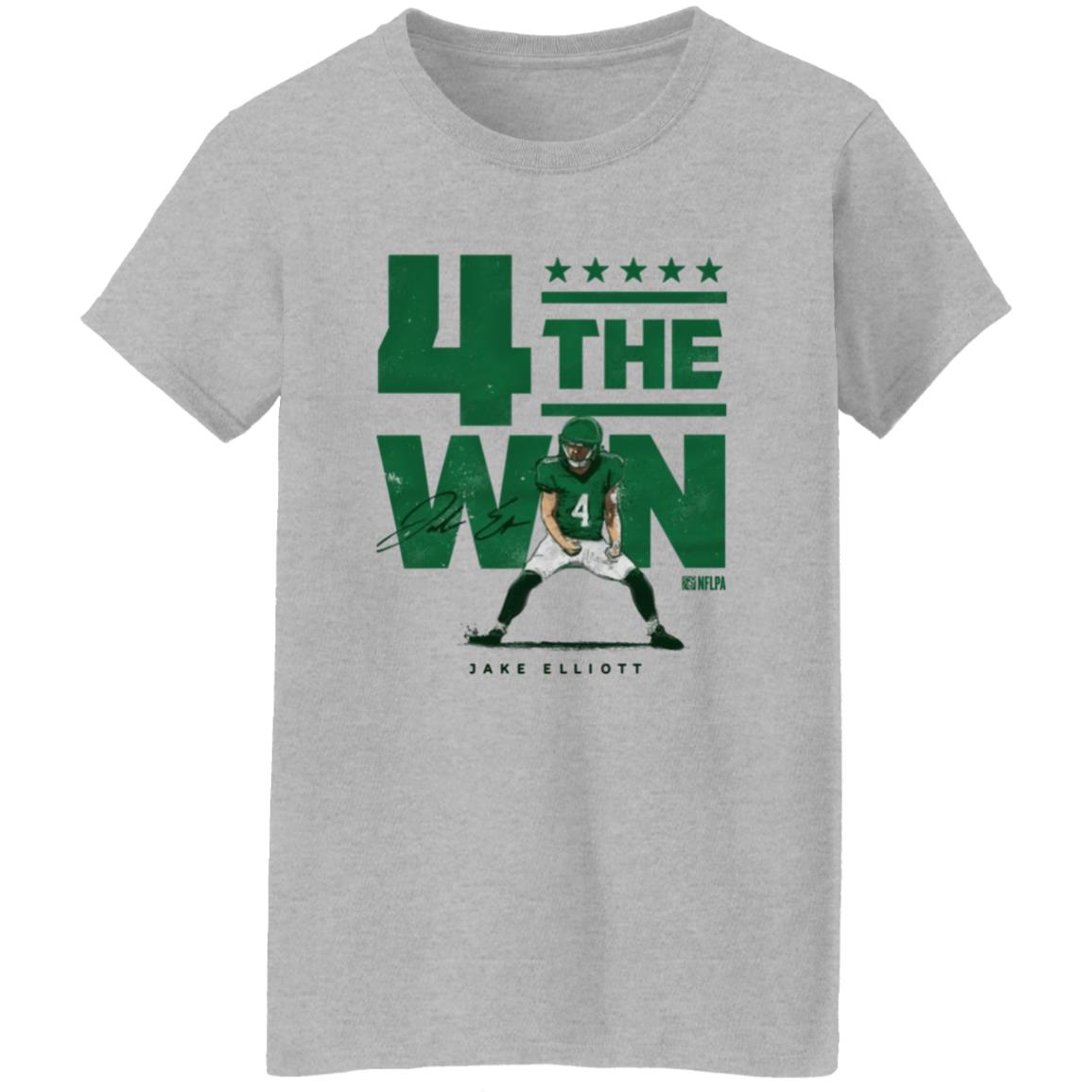 4 The Win Jake Elliott Shirt Nick Sirianni Is Wearing Jake Elliott 4 The Win Shirt - Teechipus