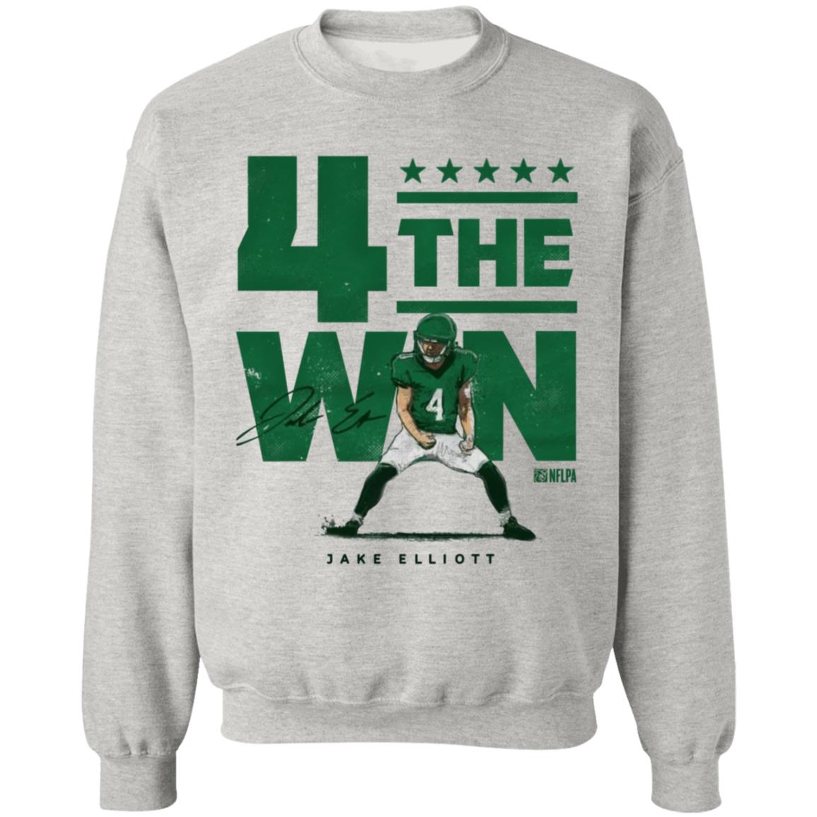 4 The Win Jake Elliott Shirt Nick Sirianni Is Wearing Jake Elliott 4 The Win Shirt - Teechipus