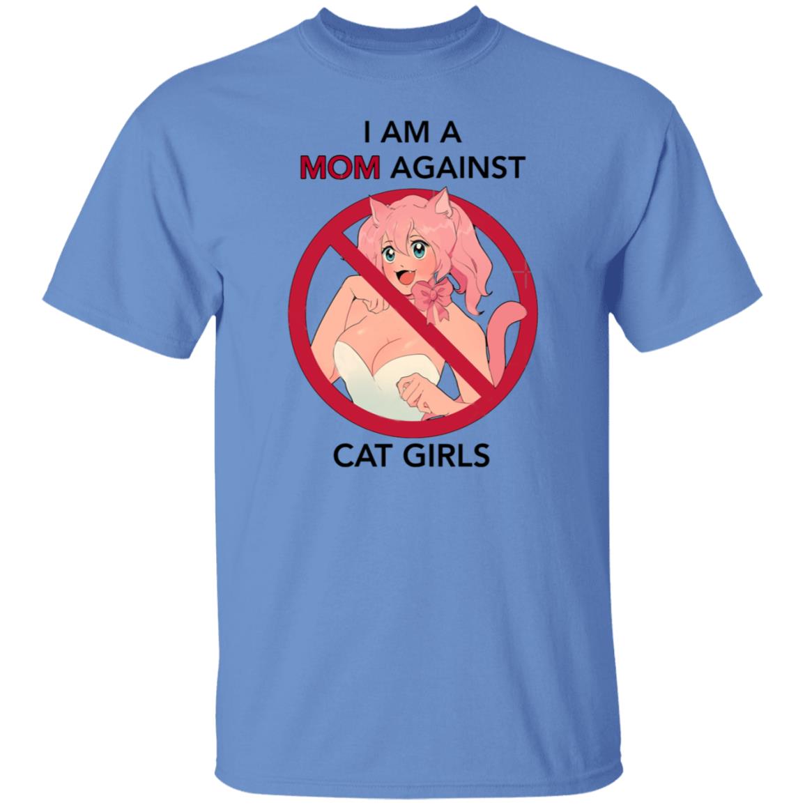 I Am A Mom Against Cat Girls Shirt - Teechipus