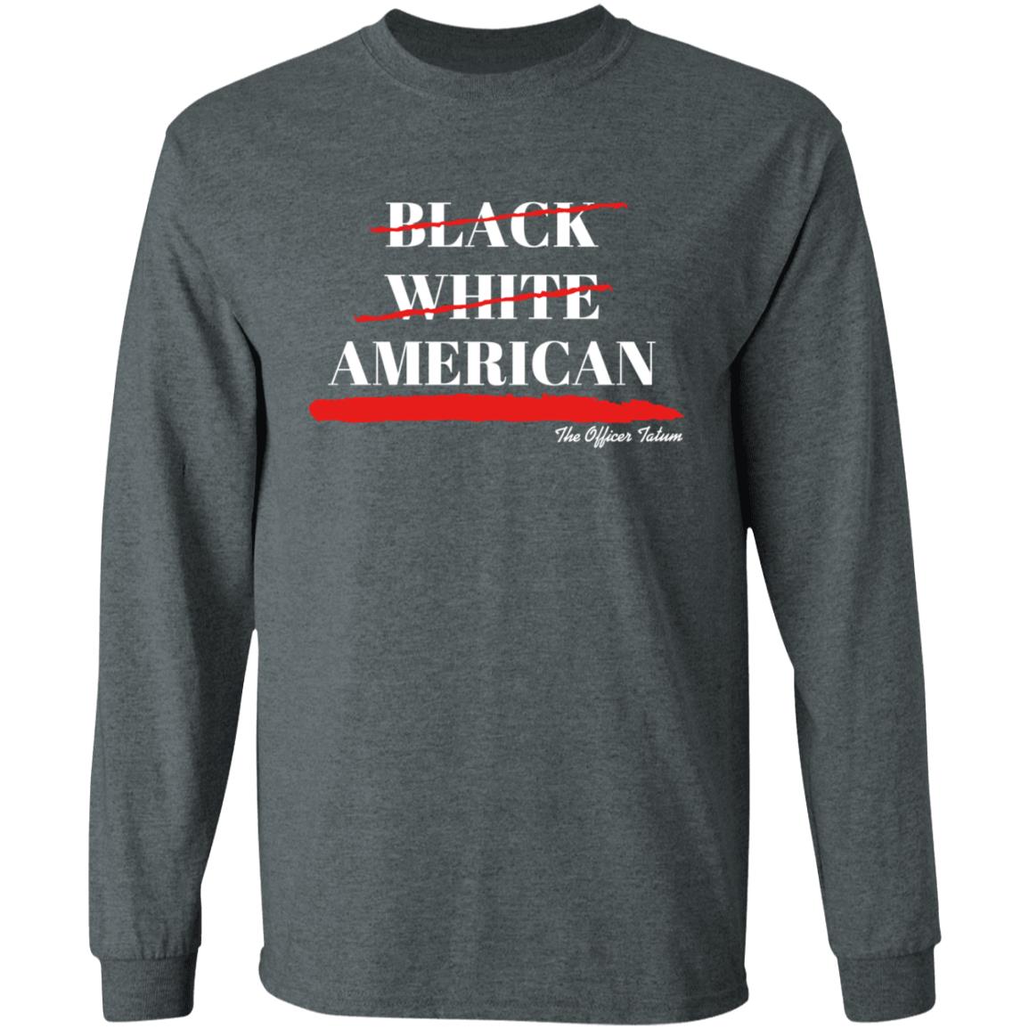 Theofficertatum Store Black White American Shirt - Teechipus