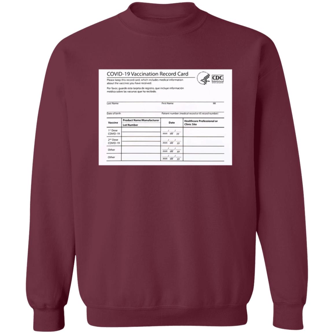 Covid 19 Vaccination Record Card Shirt - Teechipus