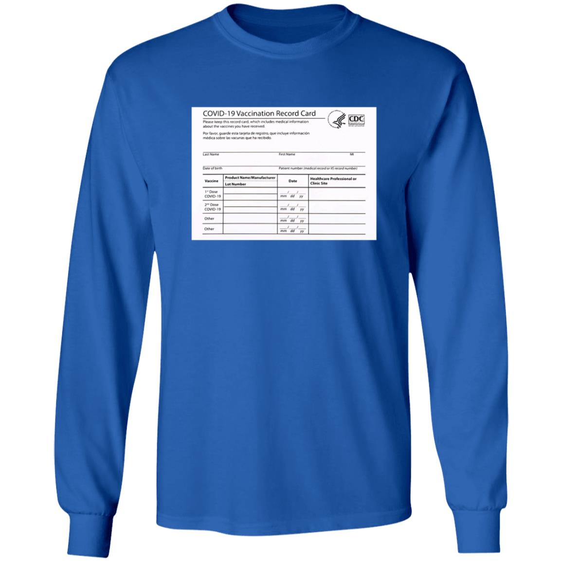 Covid 19 Vaccination Record Card Shirt - Teechipus