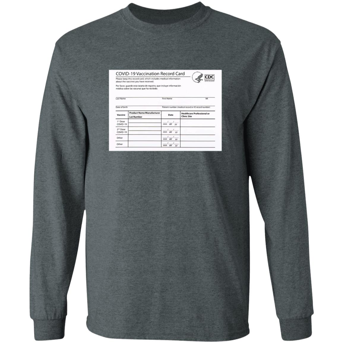 Covid 19 Vaccination Record Card Shirt - Teechipus