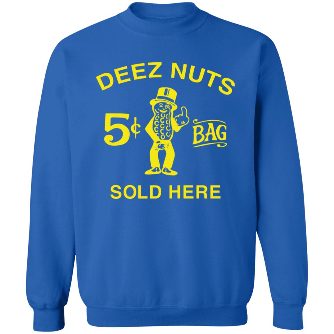 Deez Nuts Sold Here T Shirt Parody Planters Humor Deez Nuts Sold Here 5 Cent Bag Shirt - Teechipus