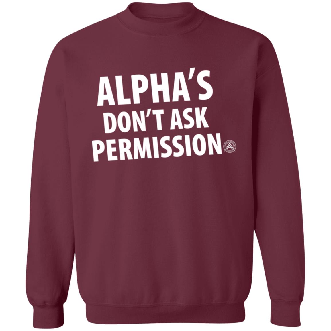 Alpha's Don't Ask Permission Shirt Alphaamerican Merch Alpha's Don't Ask Permission Shirt - Teechipus