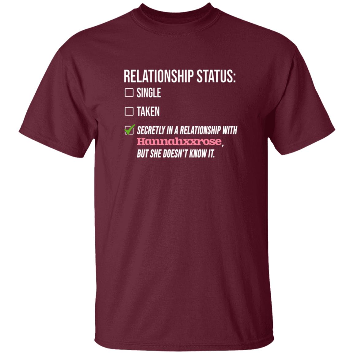 Relationship With Hannahxxrose Shirt - Teechipus