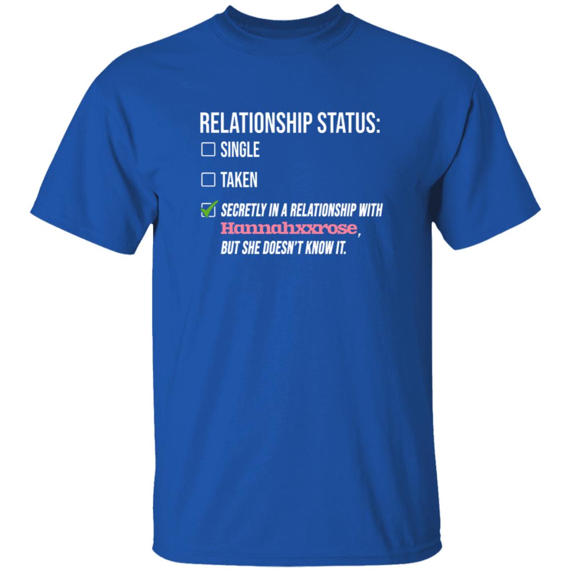 Relationship With Hannahxxrose Shirt - Teechipus