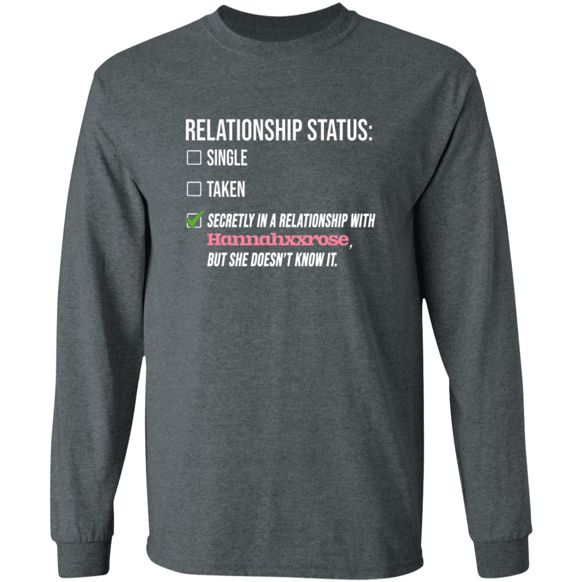 Relationship With Hannahxxrose Shirt - Teechipus