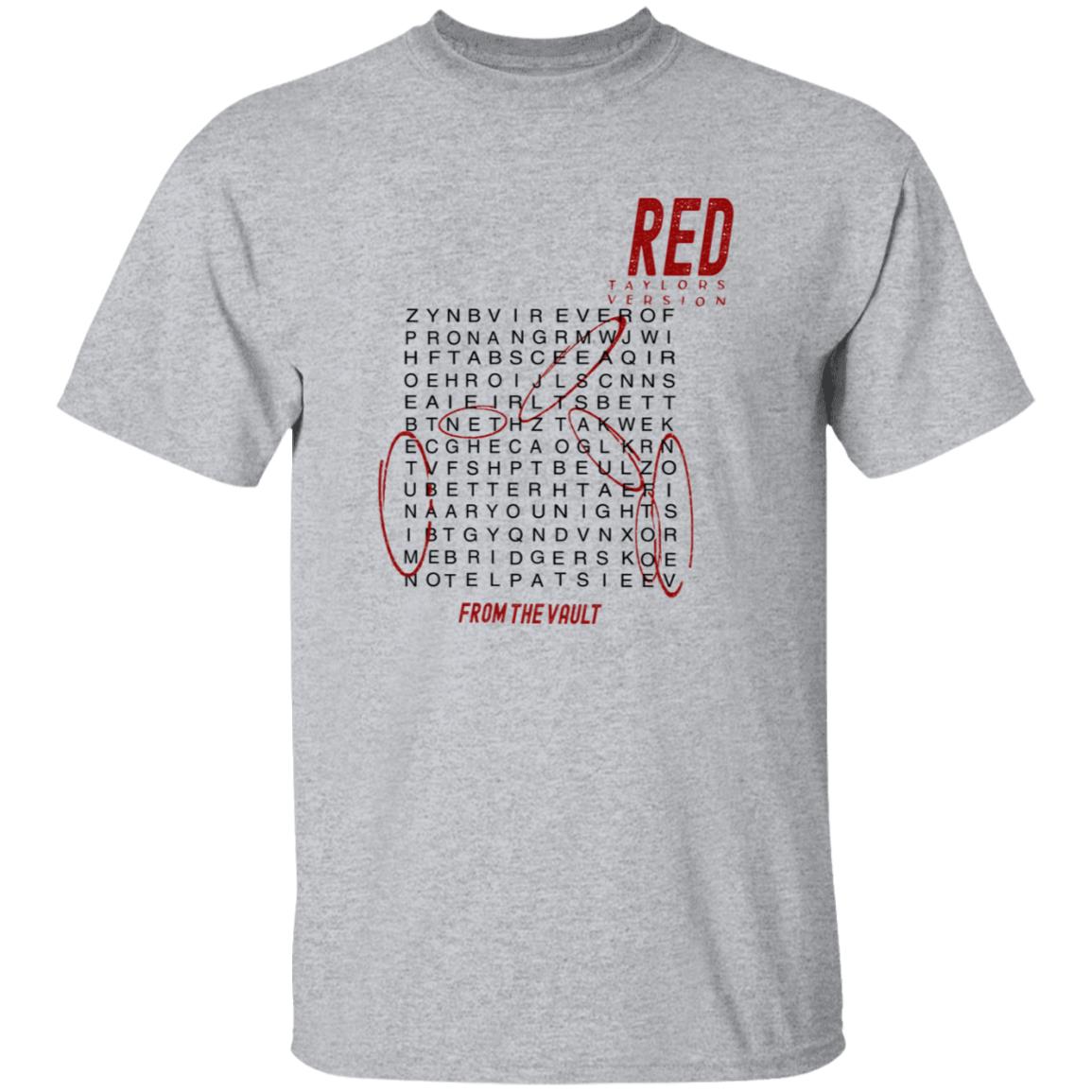 Red Taylor's Version All Too Well Ten Minute Version Shirt - Teechipus