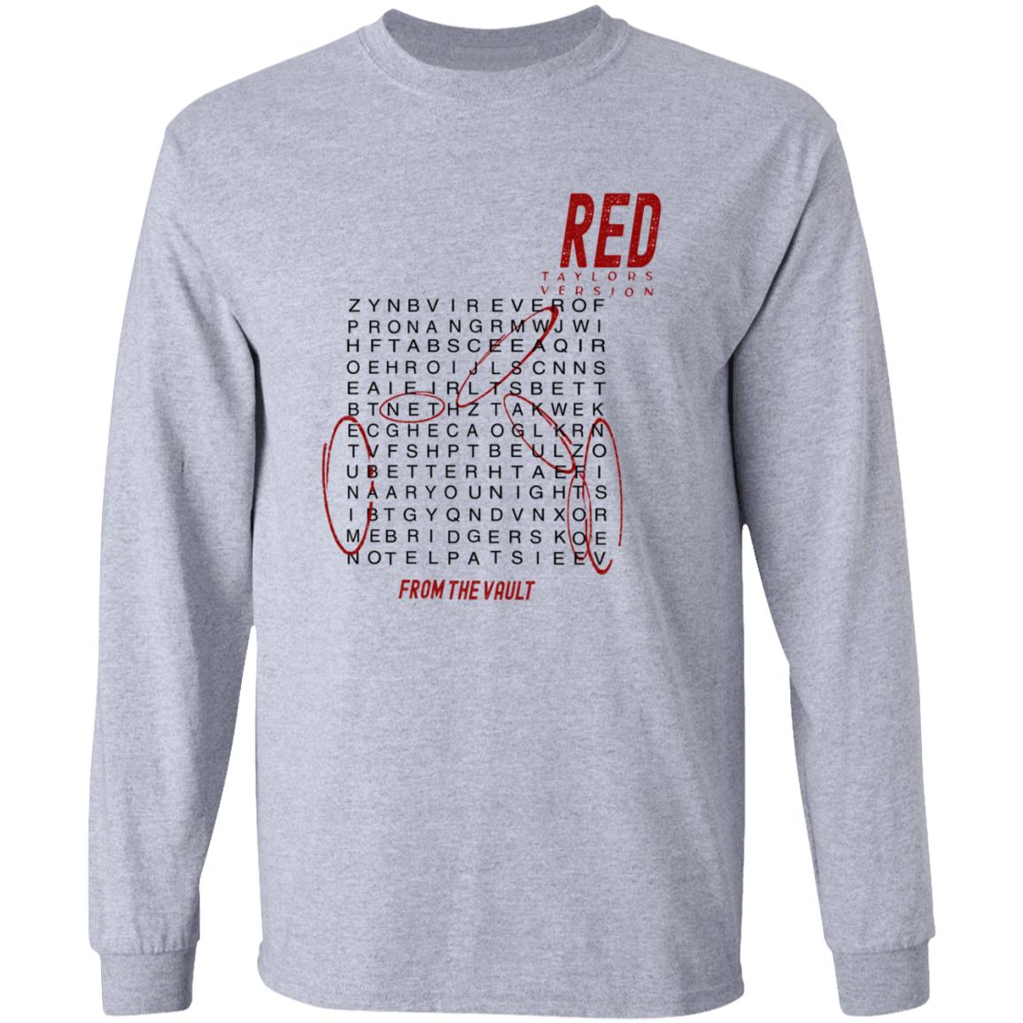 Red Taylor's Version All Too Well Ten Minute Version Shirt - Teechipus