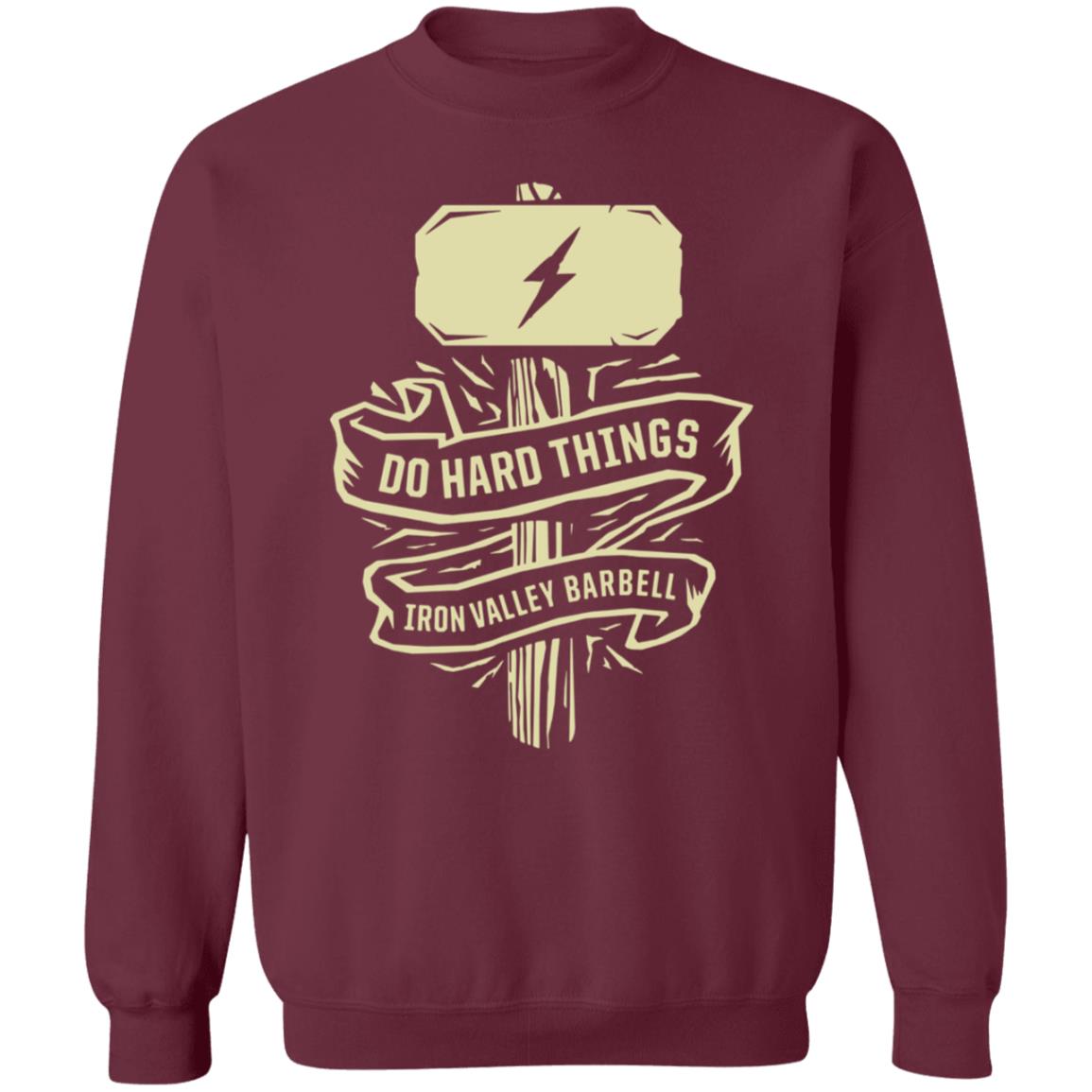 Do Hard Things Iron Valley Barbell Shirt - Teechipus