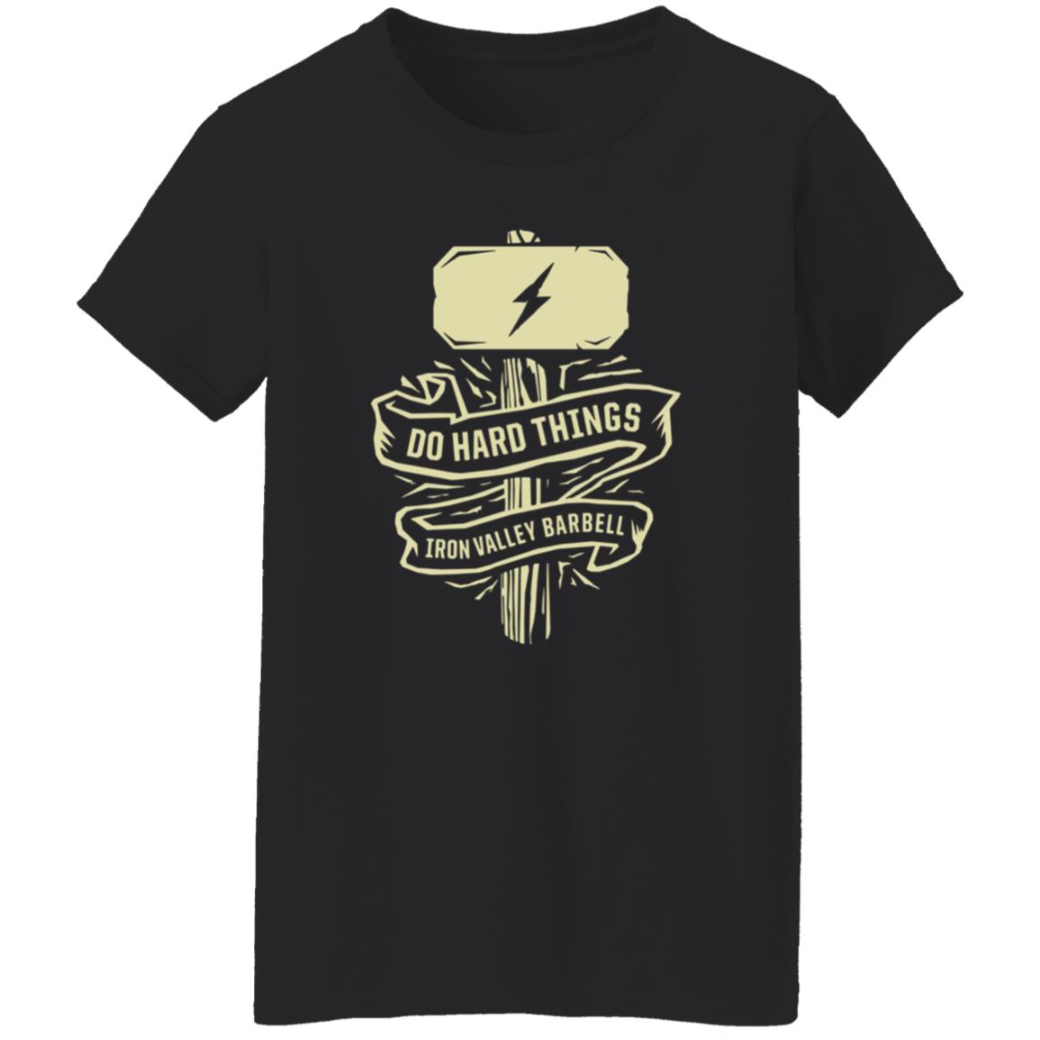 Do Hard Things Iron Valley Barbell Shirt - Teechipus