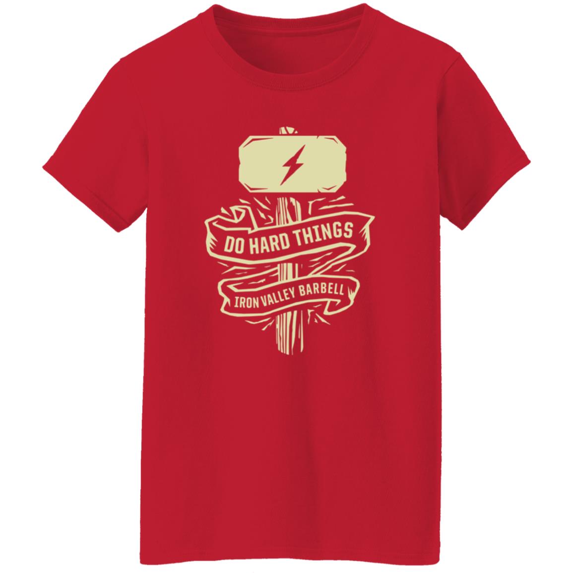 Do Hard Things Iron Valley Barbell Shirt - Teechipus
