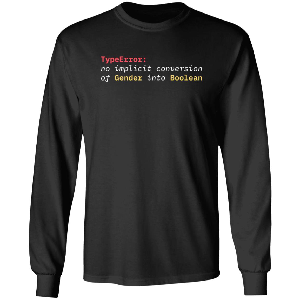 Typeerror No Implicit Conversion Of Gender Into Boolean Shirt - Teechipus
