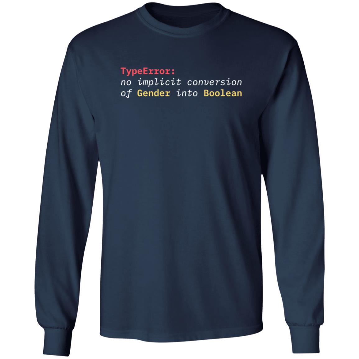 Typeerror No Implicit Conversion Of Gender Into Boolean Shirt - Teechipus