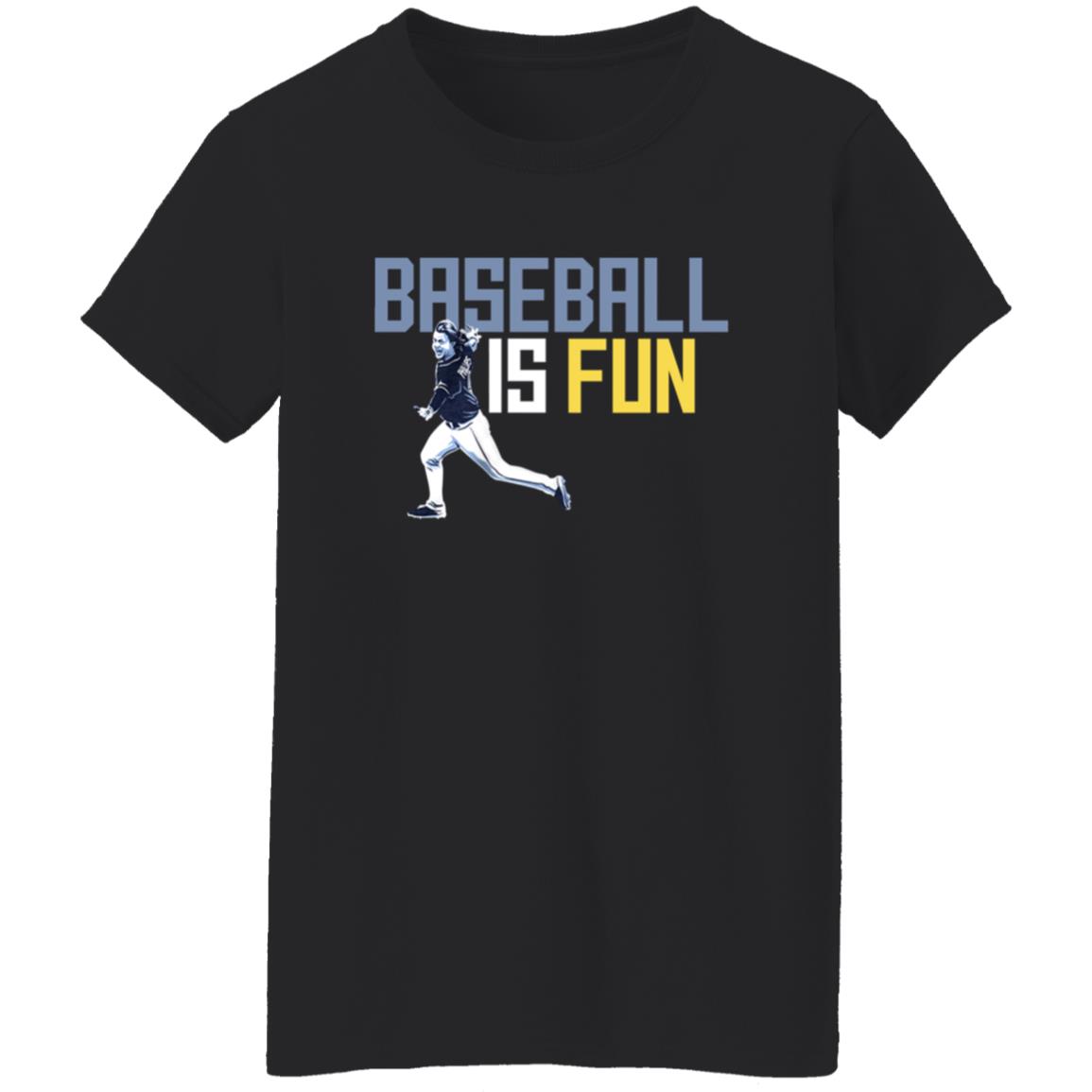 Baseball Is Fun Shirt Brett Phillips - Teechipus