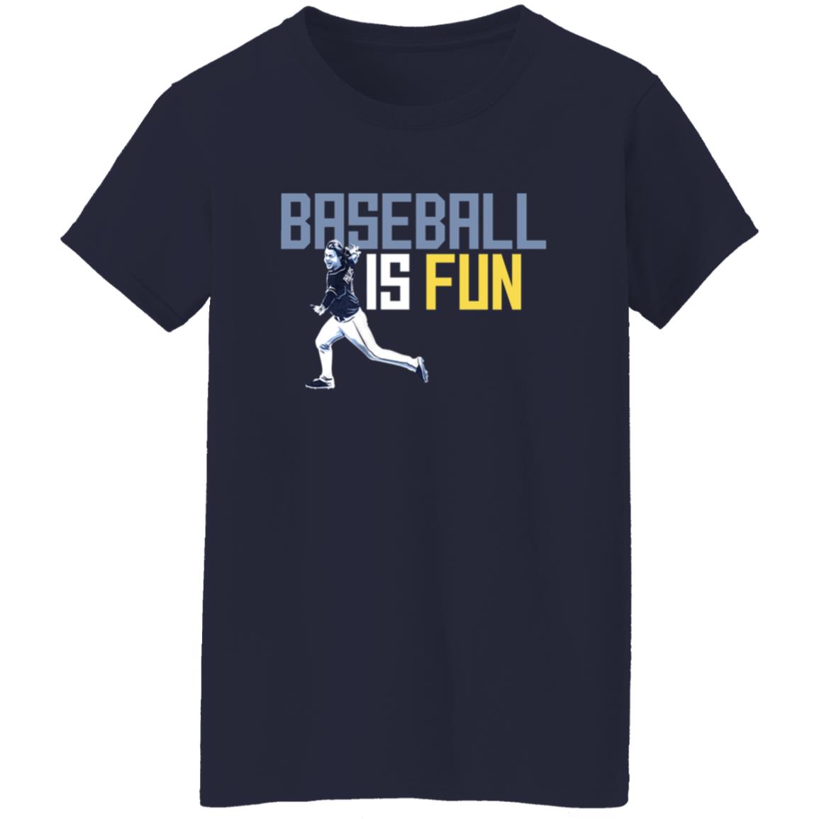 Baseball Is Fun Shirt Brett Phillips - Teechipus