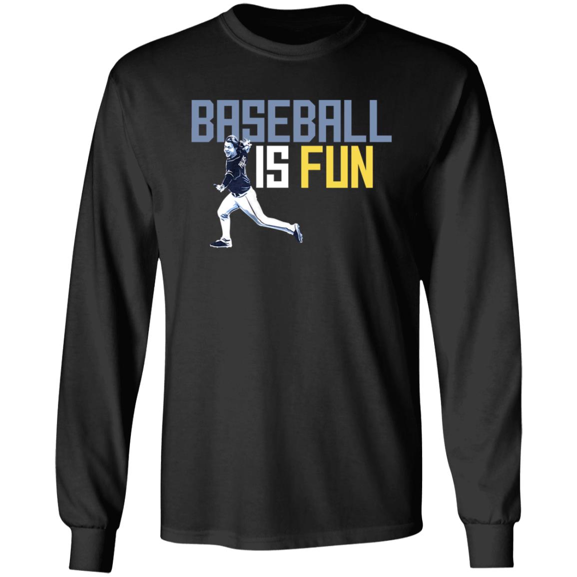 Baseball Is Fun Shirt Brett Phillips - Teechipus