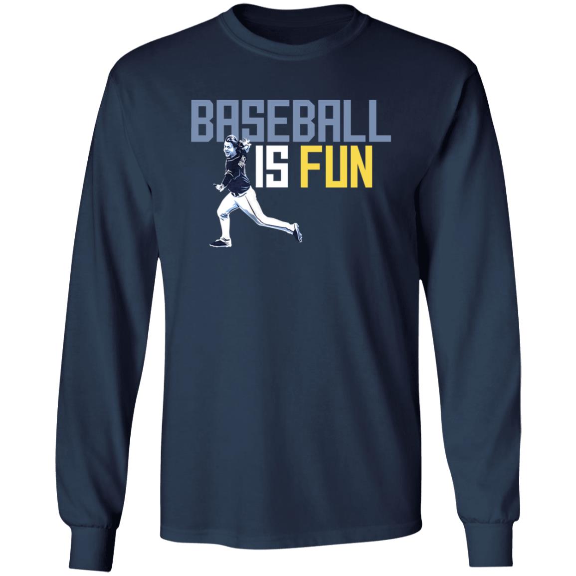Baseball Is Fun Shirt Brett Phillips - Teechipus